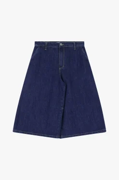 Bermuda a vita alta con tasche chino