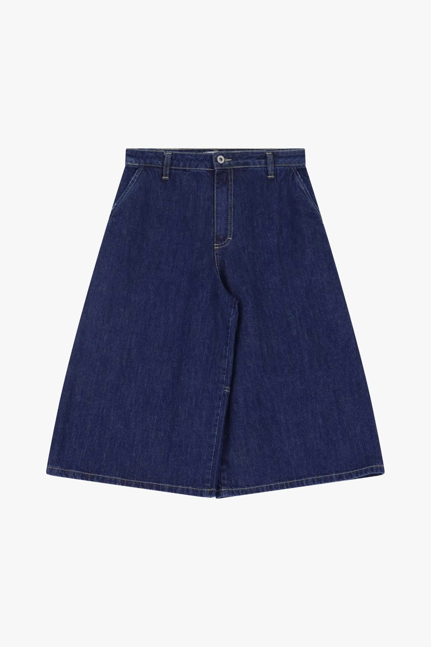 Bermuda a vita alta con tasche chino