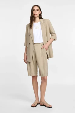 Bermuda con tasche verticali e pinces
