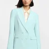 Blazer a doppiopetto tinta unita