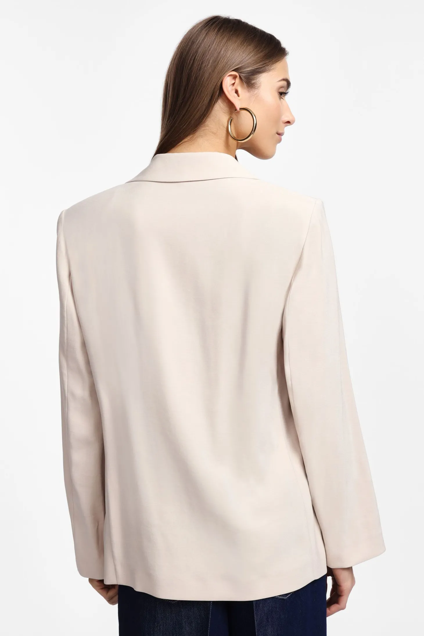 Blazer con bottone singolo e tasche