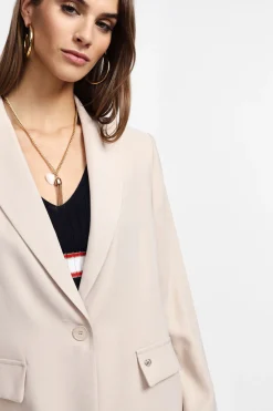 Blazer con bottone singolo e tasche