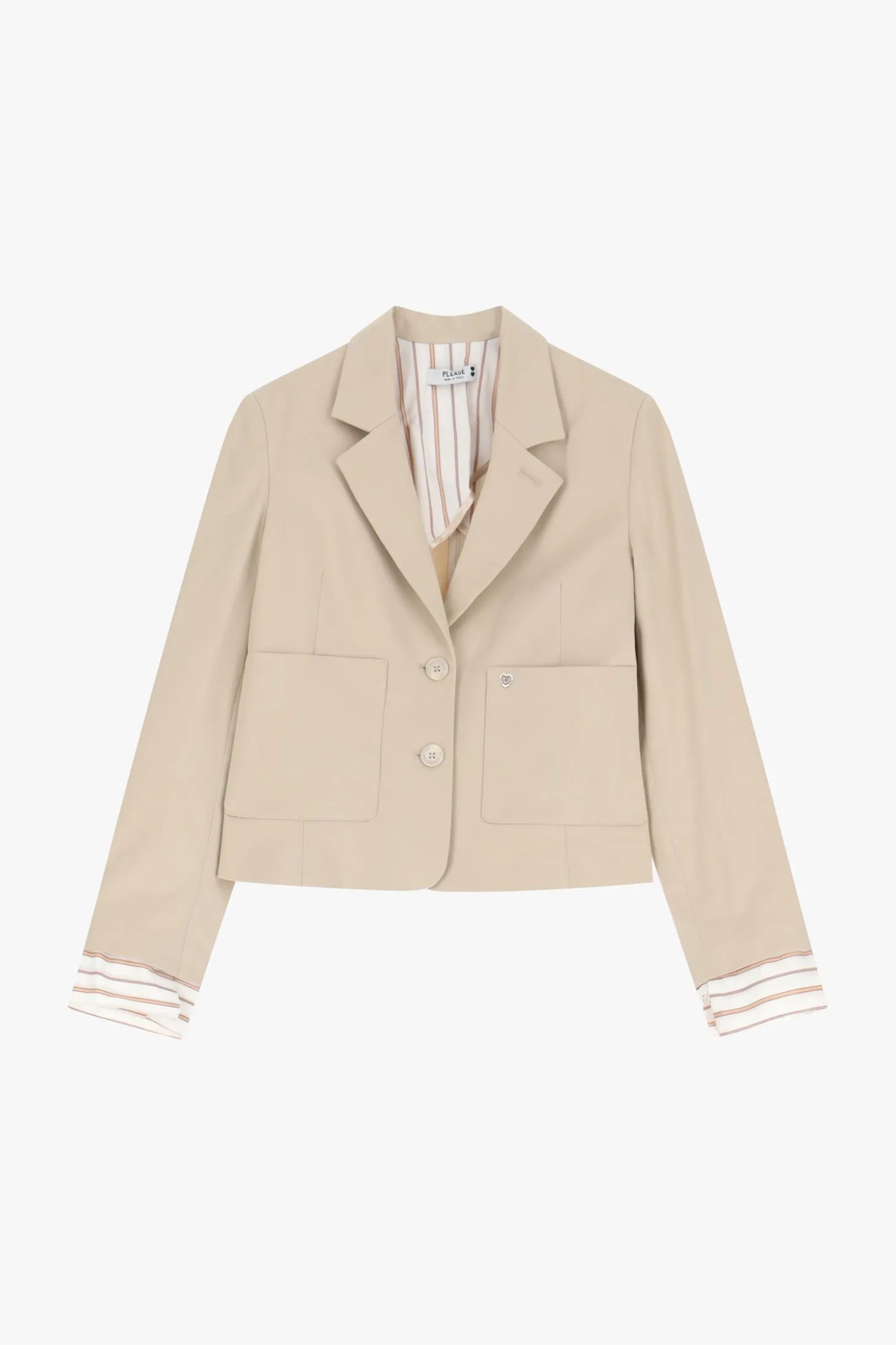 Blazer con bottoni e tasche