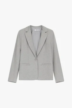Blazer monopetto in felpa
