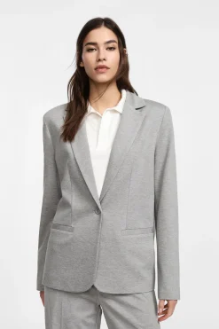 Blazer monopetto in felpa