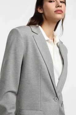 Blazer monopetto in felpa