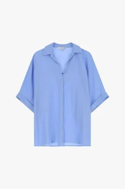 Camicia a maniche corte con colletto