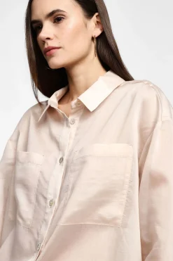 Camicia a maniche lunghe con tasche