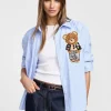 Camicia a righe con bottoni