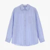 Camicia a righe con bottoni