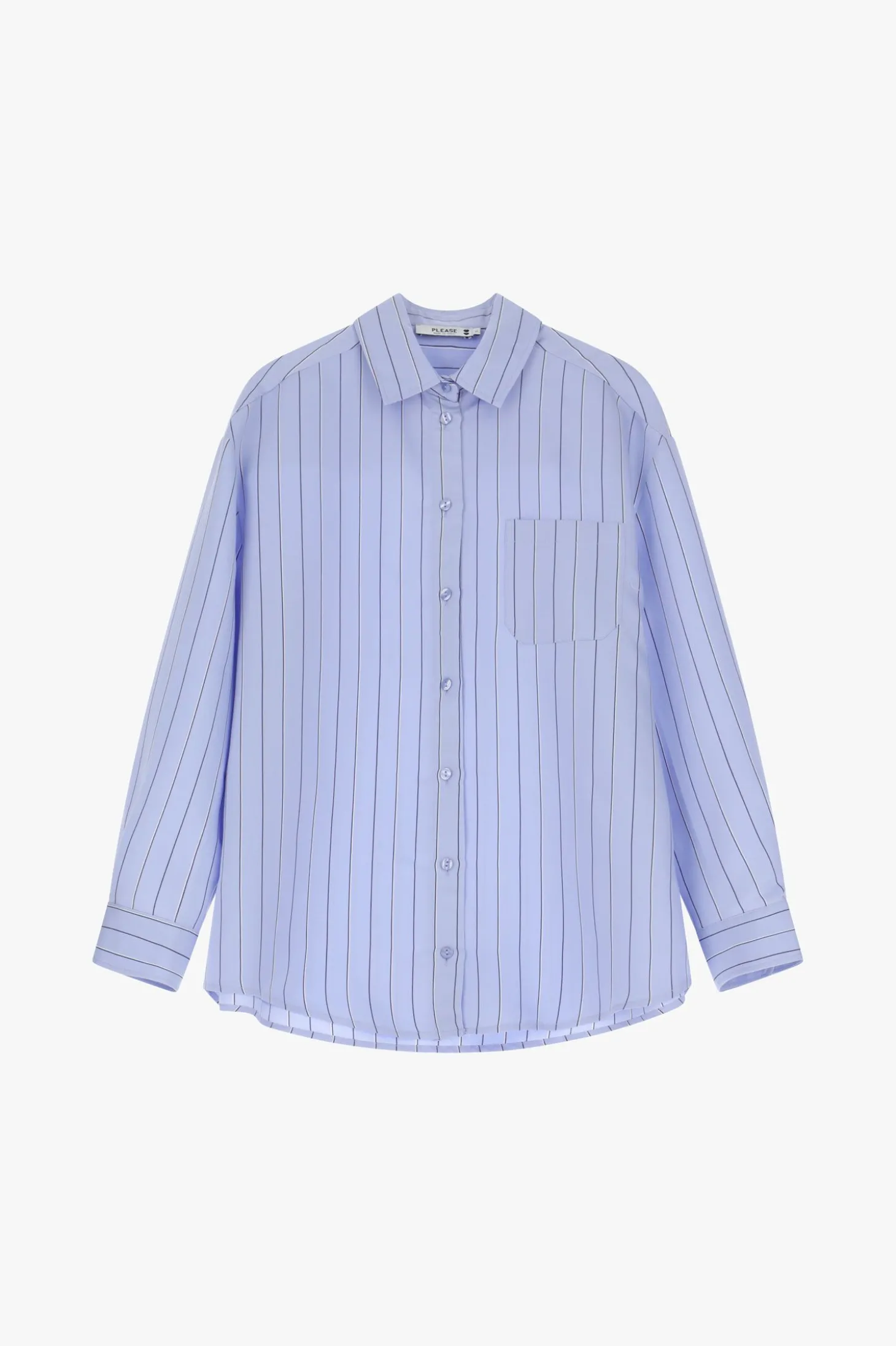 Camicia a righe con bottoni