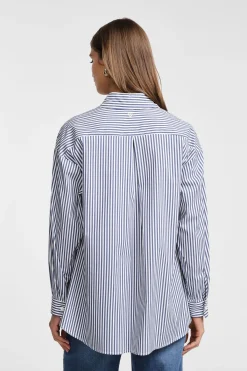 Camicia a righe con bottoni