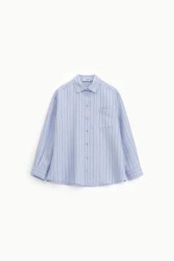 Camicia a righe con bottoni