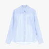 Camicia a righe con colletto classico