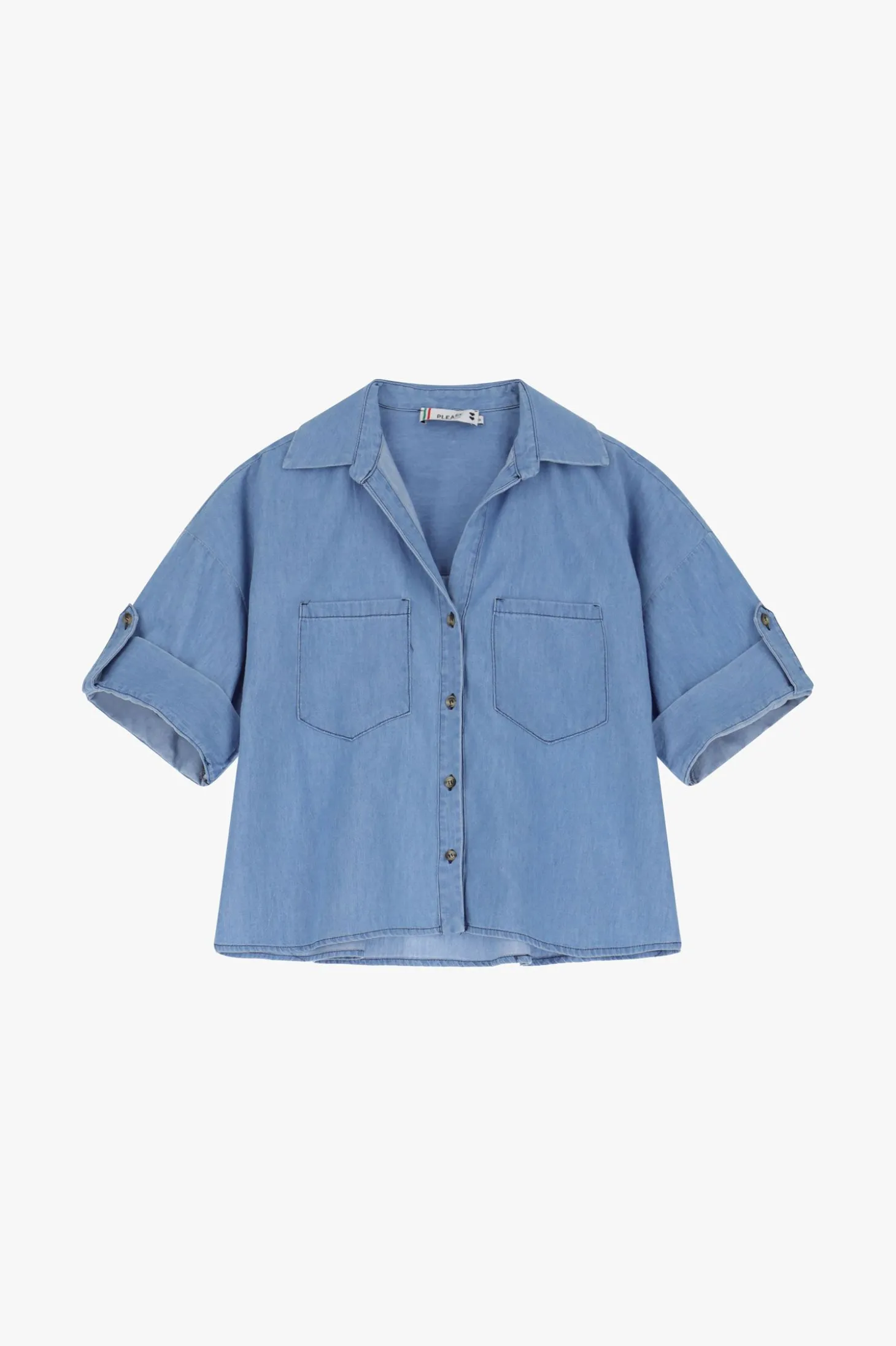 Camicia con bottoni e tasche