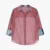 Camicia con colletto classico e dettagli fantasia