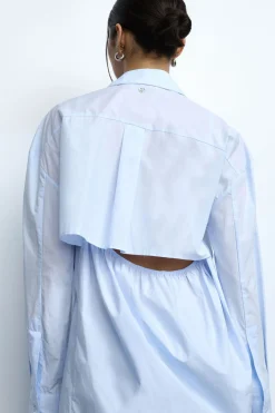 Camicia con colletto classico e bottoni