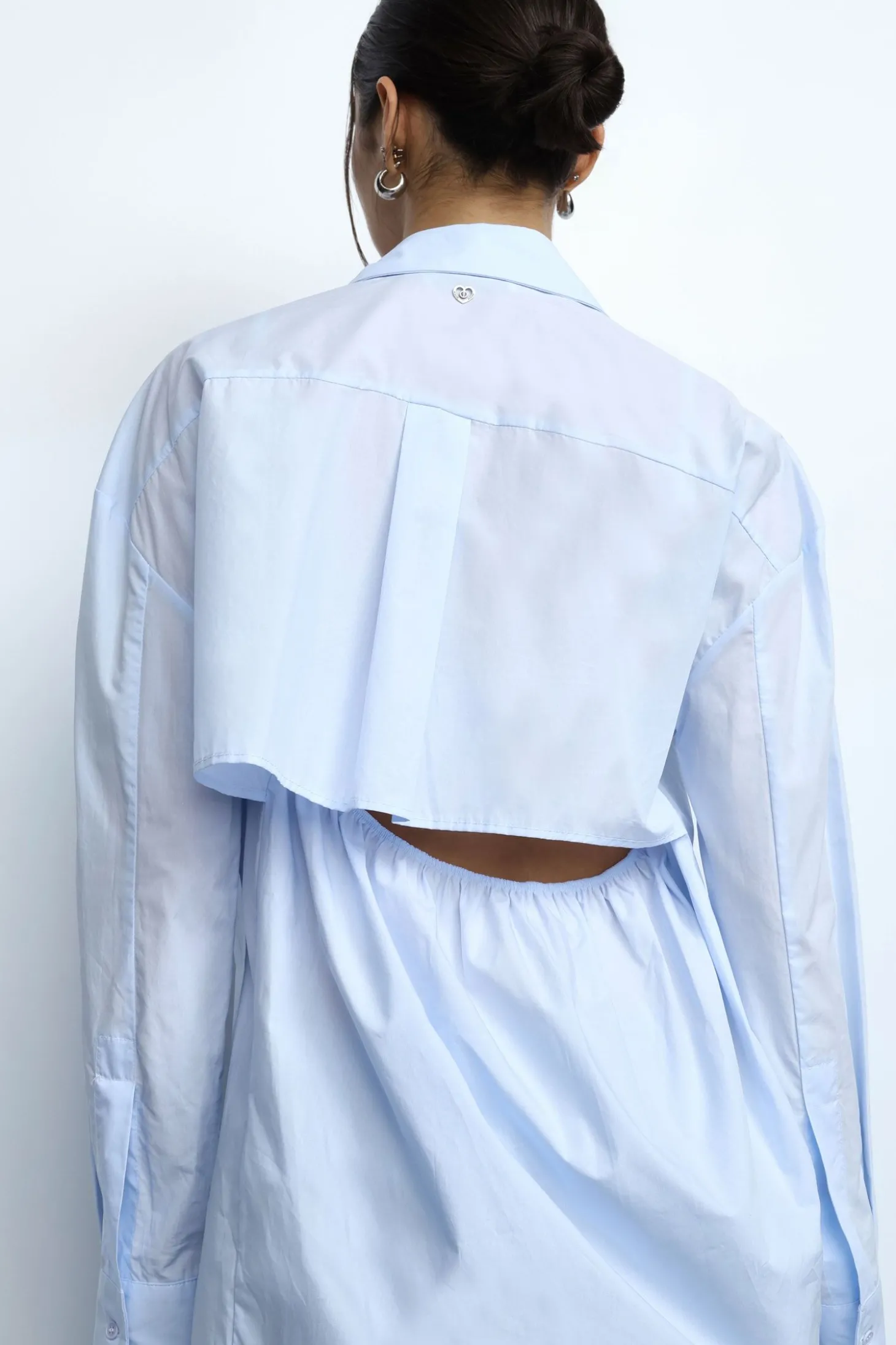Camicia con colletto classico e bottoni