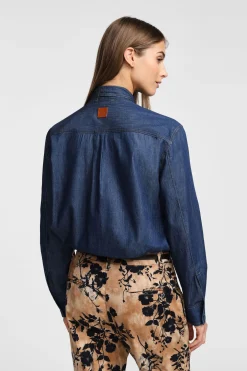 Camicia con maniche lunghe e fiocco