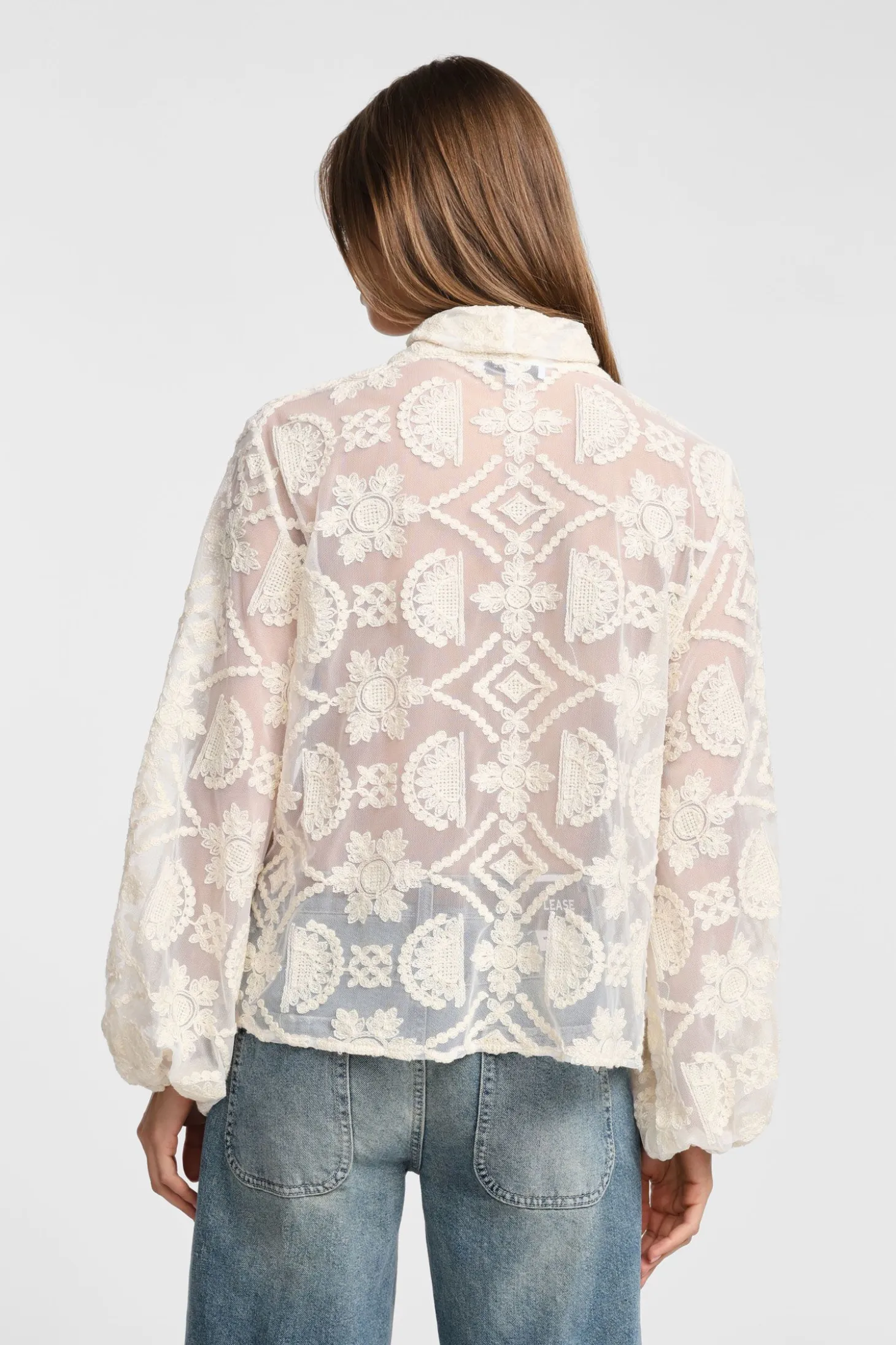 Camicia con maniche lunghe e stampa