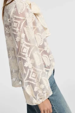 Camicia con maniche lunghe e stampa