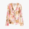 Camicia con stampa e maniche lunghe