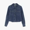 Camicia di jeans con colletto classico e bottoni
