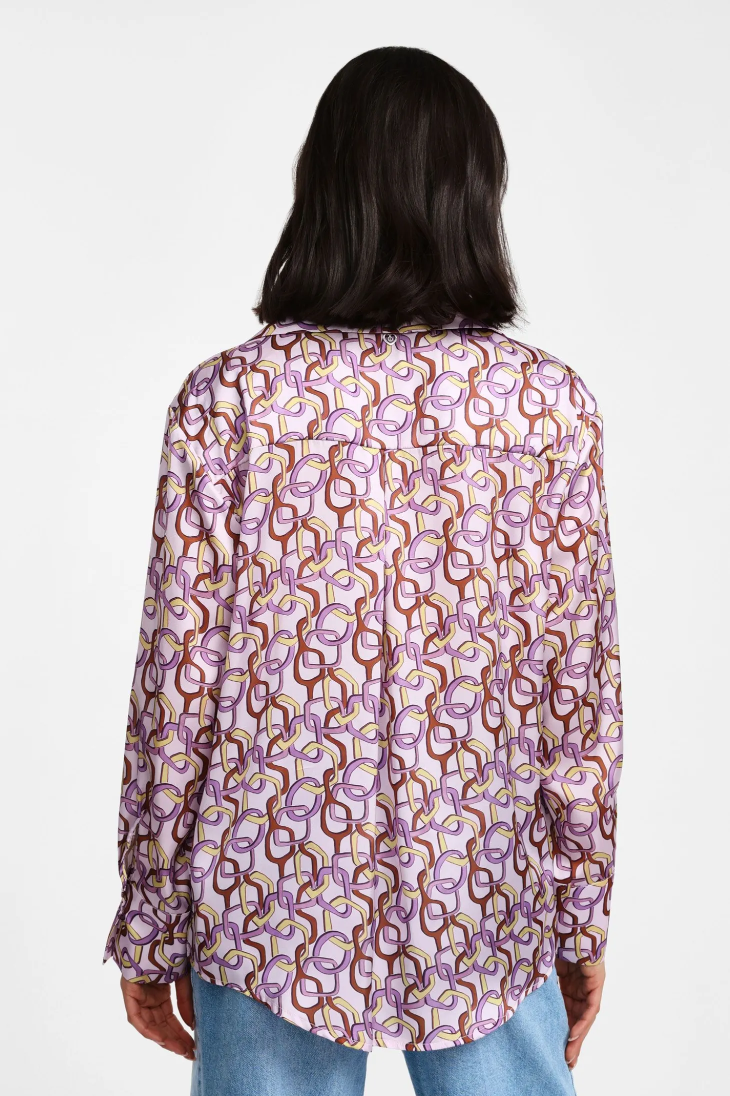 Camicia stampata colletto classico