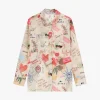 Camicia stampata con colletto classico