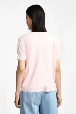 Cardigan a maniche corte con bottoni