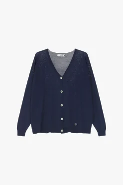 Cardigan a maniche lunghe v-neck