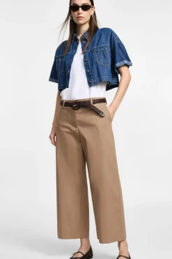 Giacca denim a maniche corte