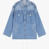 Giacca in denim con bottoni