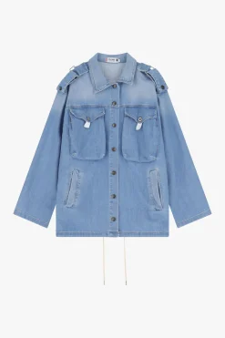 Giacca in denim con bottoni