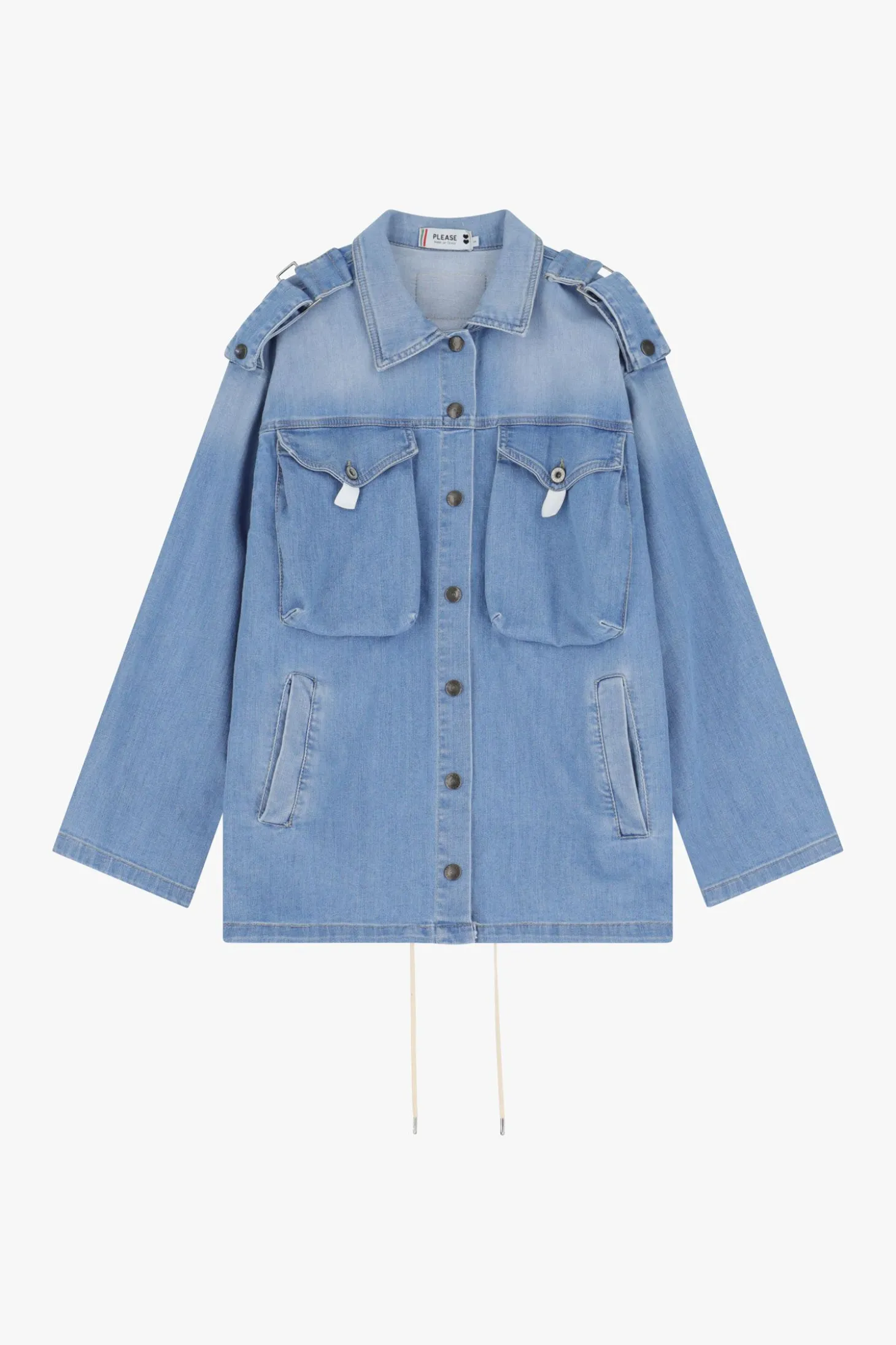 Giacca in denim con bottoni