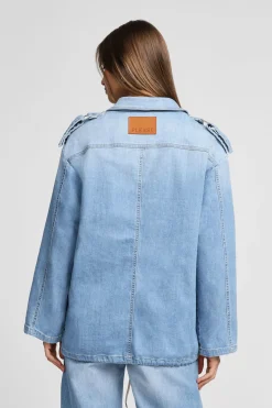 Giacca in denim con bottoni