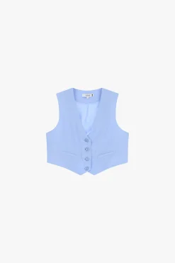Gilet con bottoni frontali