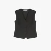 Gilet con bottoni frontali