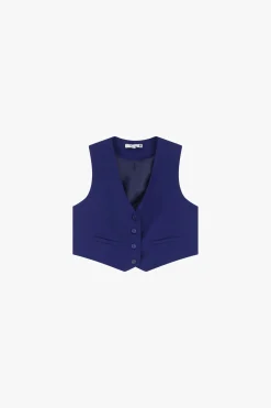 Gilet con bottoni frontali