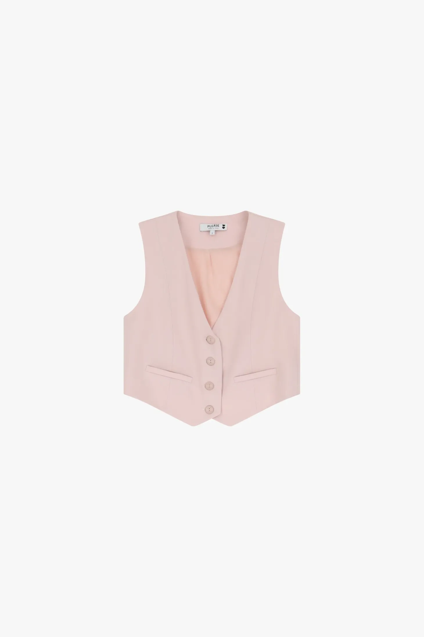 Gilet con bottoni frontali