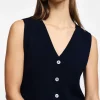 Gilet senza maniche scollo a v