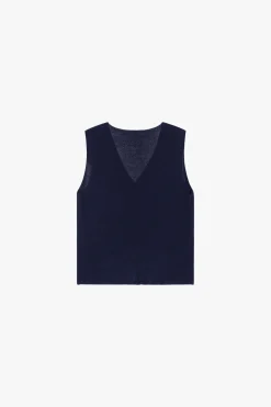Gilet senza maniche scollo a v