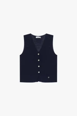 Gilet senza maniche scollo a v