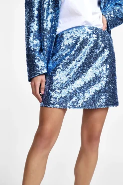 Gonna corta con paillettes