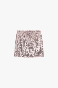 Gonna corta con paillettes