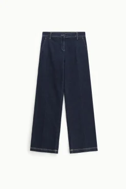 Jeans a gamba dritta con vita media