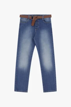 Jeans girlfriend con vita bassa