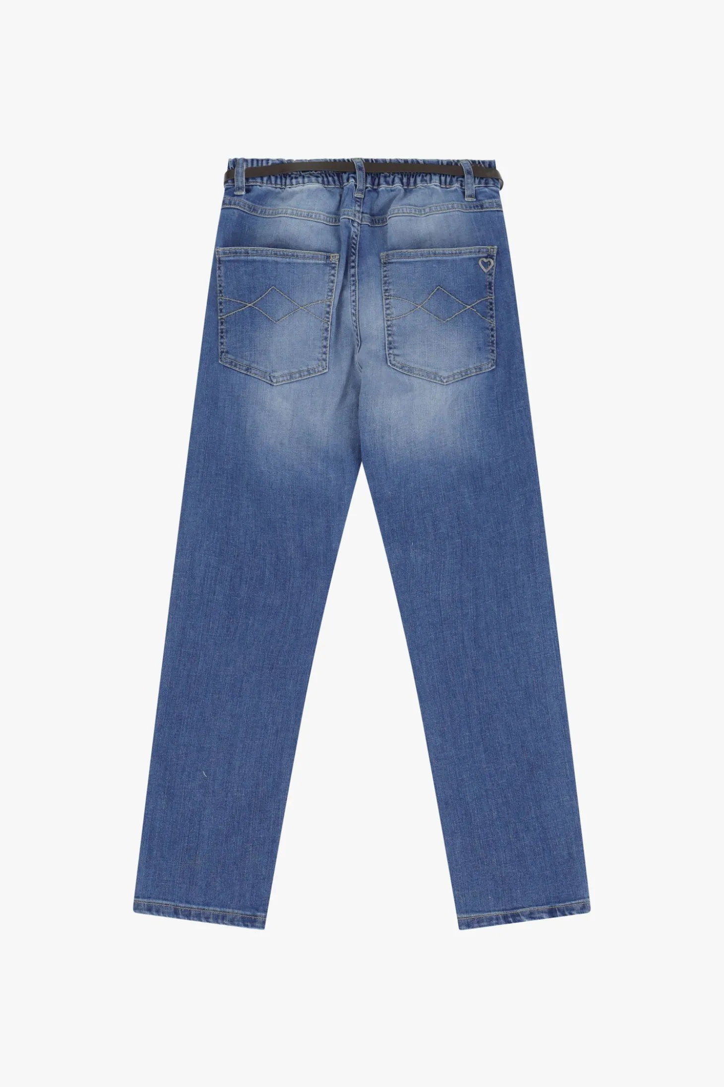 Jeans girlfriend con vita bassa
