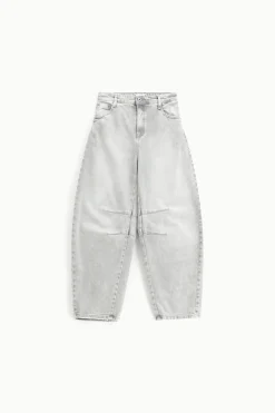 Jeans tapered a vita alta