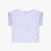 Maglia con maniche corte e stampa